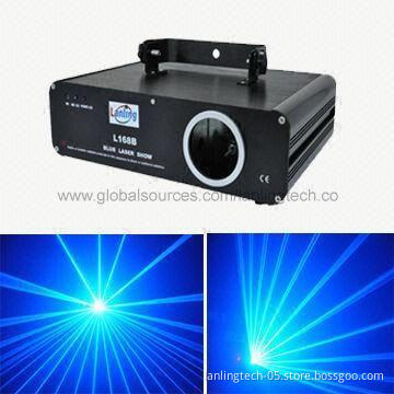 Single Blue DJ DMX Sound/Stage Laser Light with 50mW Power